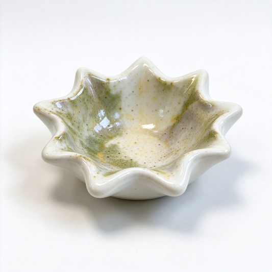 Star Petal Ceramic Trinket Bowl